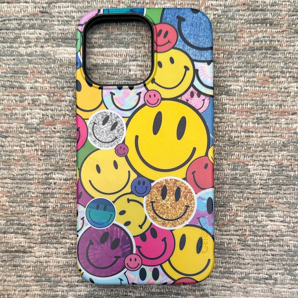 Colorful Smiley Face Phone Case